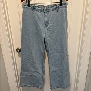 Universal Thread Sailor Wide Leg Light Denim Jeans Size 12